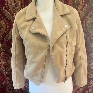 Jacket Teen 10/12 suede tan